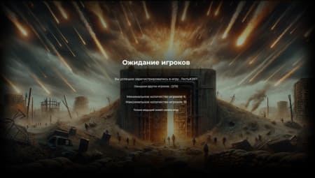 Страница ожидания игрока